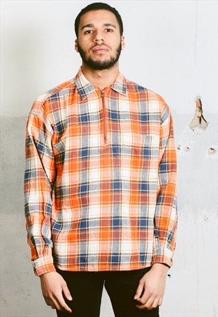 VINTAGE PLAID WORK SHIRT