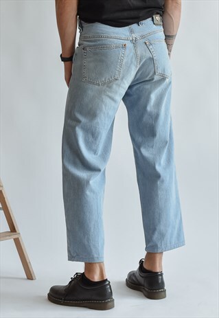 VINTAGE STRAIGHT FIT JEANS REGULAR LIGHT BLUE DENIM