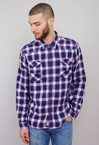 VINTAGE 90S TOMMY HILFIGER FLANNEL SHIRT