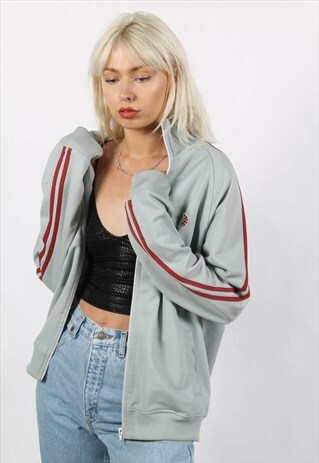 VINTAGE FRED PERRY TRACK JACKET GREY