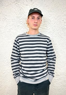 Vintage CARHARTT crew neck striped sweatshirt 