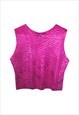 UPCYCLED LYCRA TANK TOP - PINK