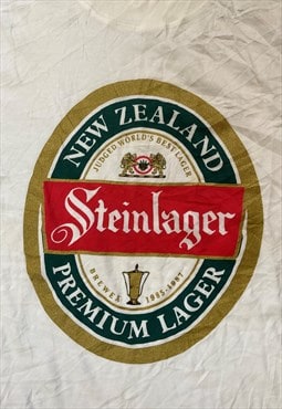 Vintage 90s New Zealand Steinlager Beer T-Shirt Canterbury