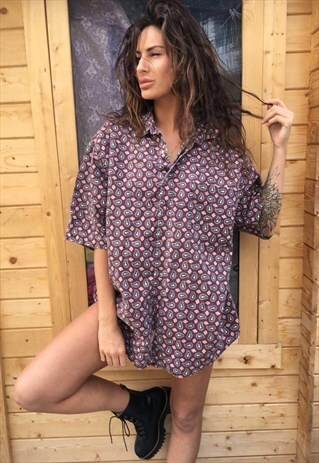 OVERSIZED RETRO 90S 80S VINTAGE UNISEX FESTIVAL SHIRT