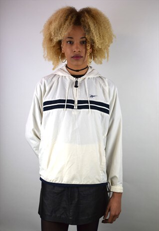 VINTAGE 90'S REEBOK 1/4 ZIP TRACK JACKET