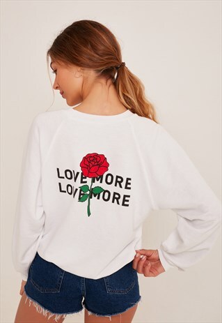 SUBDUED LOVE MORE OVERSIZED SWEATSHIRT