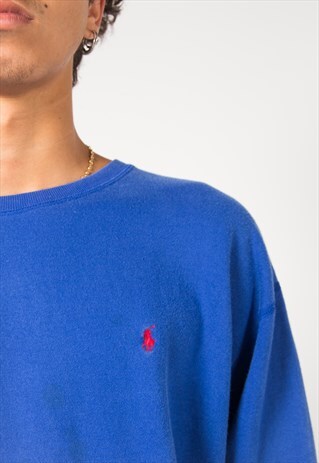 VINTAGE 90S POLO RALPH LAUREN SWEATSHIRT / S0981
