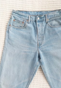 Vintage Light Blue Wide Leg Baggy Fit Levi Jeans