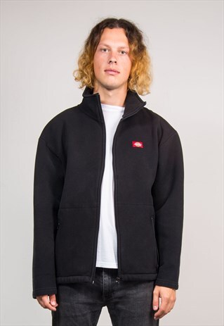 DICKIES VINTAGE FLEECE LINED TRACKSUIT JACKET
