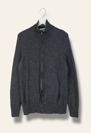 VINTAGE CALVIN KLEIN CARDIGAN CK IN GREY M