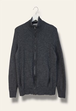 Vintage Calvin Klein Cardigan CK in Grey M