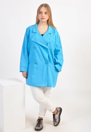 VINTAGE 90'S OVERSIZED BLUE JACKET