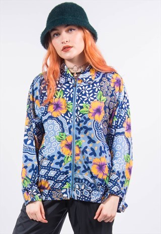VINTAGE 90'S FLORAL PRINT SHELL JACKET