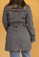 VINTAGE TOMMY HILFIGER COATS TRENCH IN GREY L