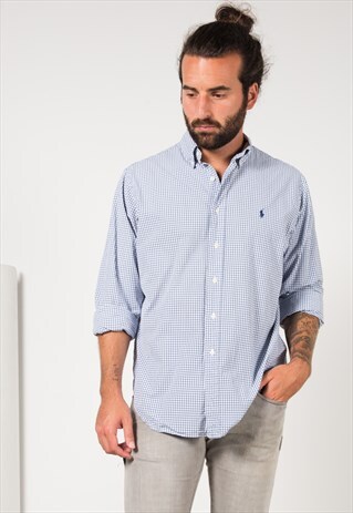 VINTAGE 80S POLO RALPH LAUREN SHIRT/ S4186