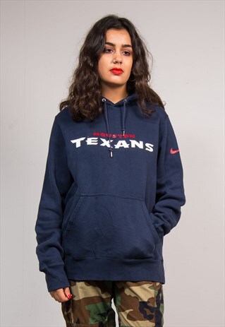 VINTAGE 90'S NIKE HOUSTON TEXANS NFL SWEATSHIRT HOODIE