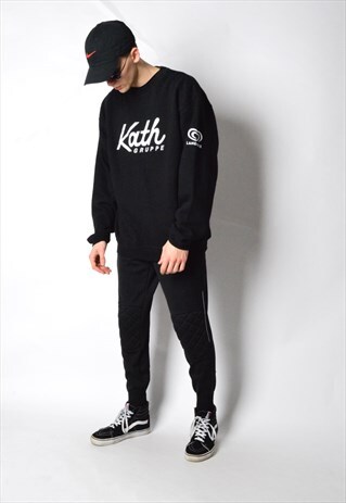 VINTAGE 90S BLACK SWEATSHIRT