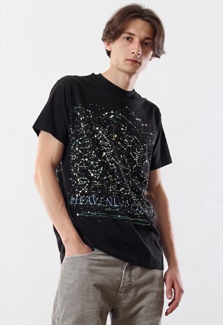 1992 VINTAGE HEAVENLY BODIES GRAPHIC TEE T SHIRT