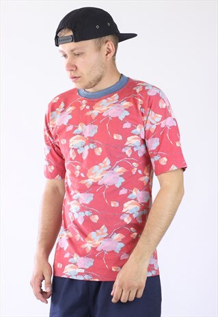 90S VINTAGE MENS C.P. COMPANY PRINTED SLIM FIT T-SHIRT