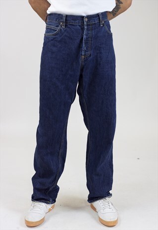 VINTAGE CARHARTT DARK BLUE JEANS