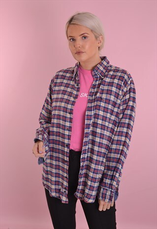 CHECK FLANNEL SHIRT GRS260