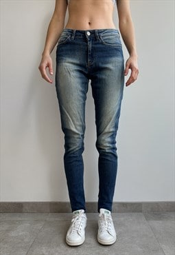 Acne Studios Skinny Blue Denim Pants Jeans 