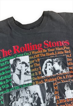 The Rolling Stones Vintage 90s 1990 Italian tour Band Tee
