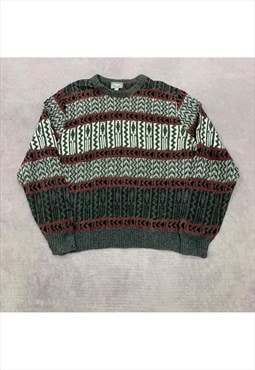 Vintage Knitted Jumper Men's XL