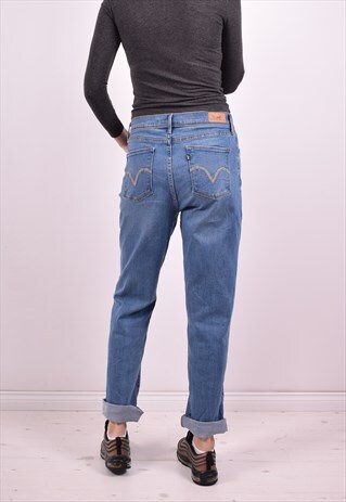 LEVI'S WOMENS VINTAGE JEANS W32 L31 BLUE 90'S