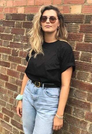ARE AND BE PLAIN BLACK TEE