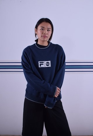 NAVY FILA SWEATSHIRT