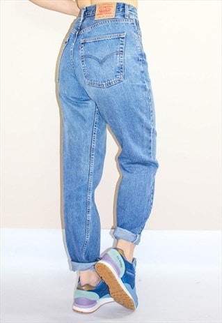 vintage high waisted mom jeans