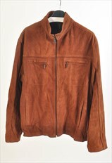 Vintage 00s suede leather jacket