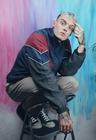 VINTAGE 90'S PROLINE NYLON TRACK JACKET