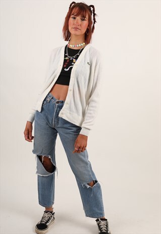 VINATGE 70S LACOSTE CARDIGAN KNITWEAR