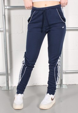 Vintage Adidas Joggers in Navy Lounge Sports Trackies UK 10