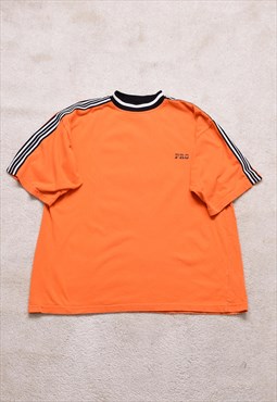 Vintage 90s Pro Sport Orange Print T Shirt