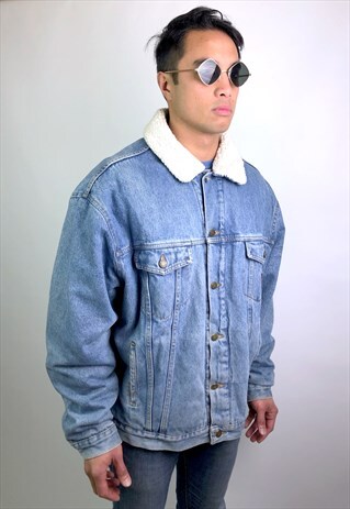 VINTAGE 90S SHERPA DENIN JACKET