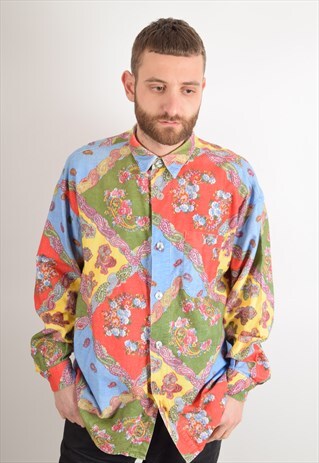 VINTAGE FESTIVAL SHIRT 90'S SIZE L (1944)
