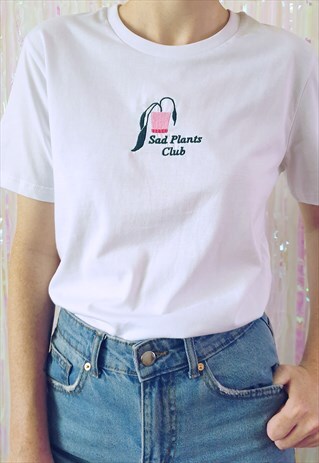 SAD PLANTS CLUB ORGANIC COTTON T-SHIRT