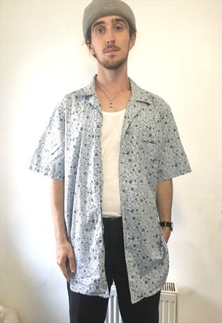 VINTAGE PRINT PATTERN SHIRT