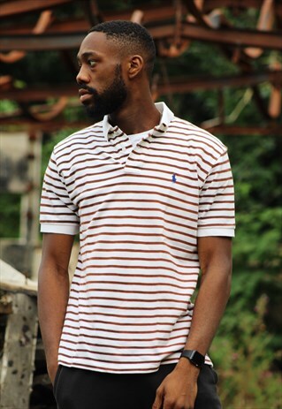 RETRO / 90'S / RALPH LAUREN / BROWN POLO