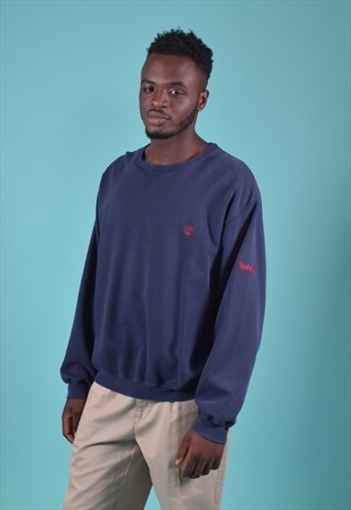 VINTAGE TIMBERLAND NAVY SWEATSHIRT