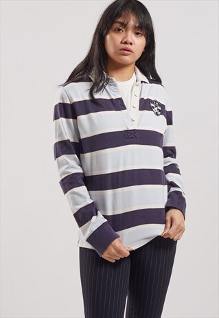 VINTAGE TOMMY HILFIGER LONG SLEEVE POLO TOP