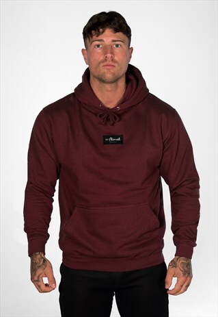 54 FLORAL SUPREME HOODY - RED WINE
