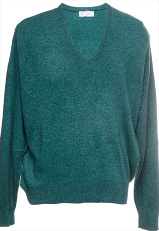 VINTAGE DARK GREEN JANTZEN JUMPER - L