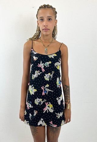 VINTAGE 90S PIN UP MINI DRESS