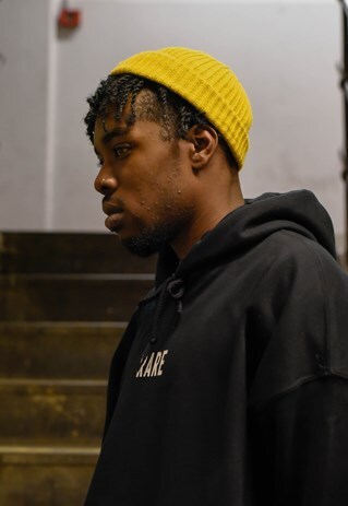 MUSTARD TRAWLER BEANIE HAT