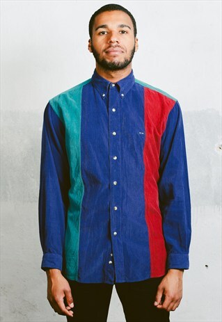 VINTAGE PANEL PRINT CORDUROY SHIRT