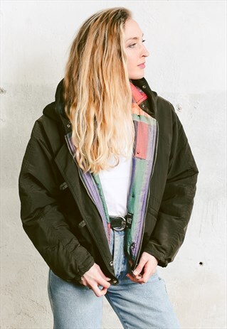 VINTAGE 80S HOODED WINDBREAKER JACKET
